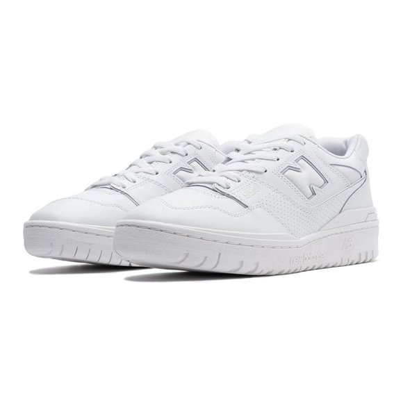New Balance 550 Mens Triple White Leather Shoes BB550WWW BRAND NEW All Sizes - Picture 2 of 6